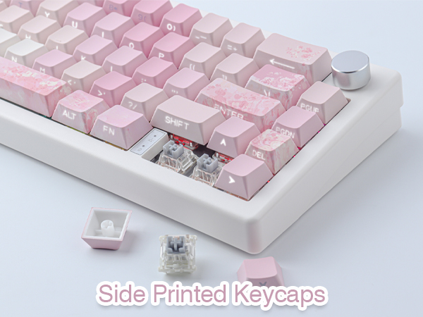 side printed keycaps