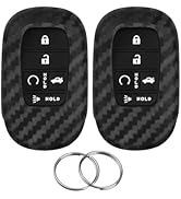 MILD EAST Key Fob Cover for Honda, 5 Buttons Silicone Rubber Key Fob Cover Compatible with 2022 2...