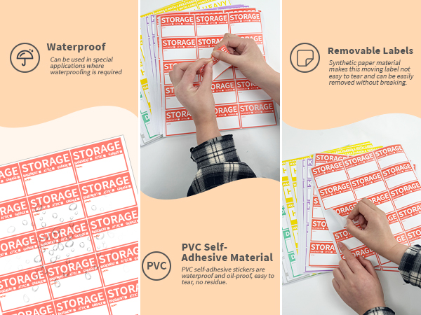 packing labels for moving boxes