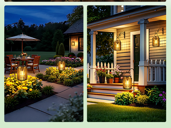 outdoor solar hanging lights
