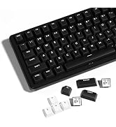 HITIME XVX WOB Double Shot PBT Keycaps Set 138 Keys, Cherry Profile Custom Keycap 60 65 75 100 Pe...