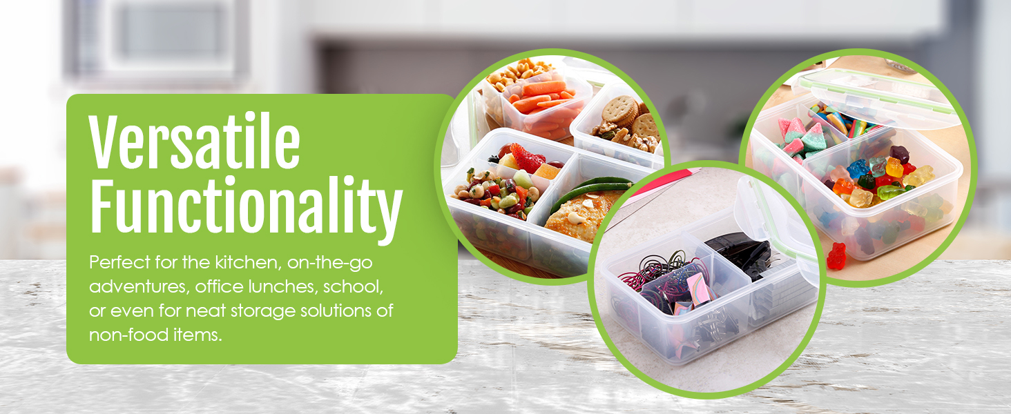 compartment lunch containers to go food containers bento box with removable compartments microwave