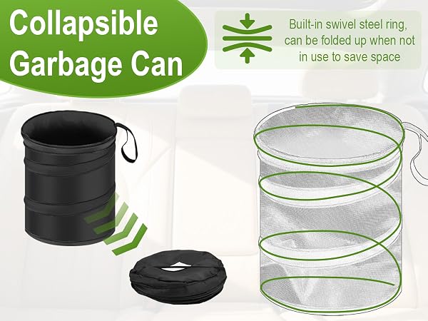 2 PCS Car Trash Can