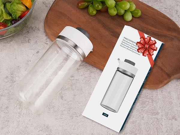 Precision Pour Glass Oil Dispenser with 3 Modes