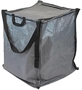 DURASACK Heavy Duty Storage Tote Bag with Zipper Top 22-Gallon Rugged Woven Polypropylene Moving ...