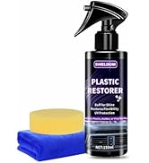 SHIELDOM Plastic Restorer for Cars Ceramic Plastic Coating Black Trim Quick Restoration Bring Pla...