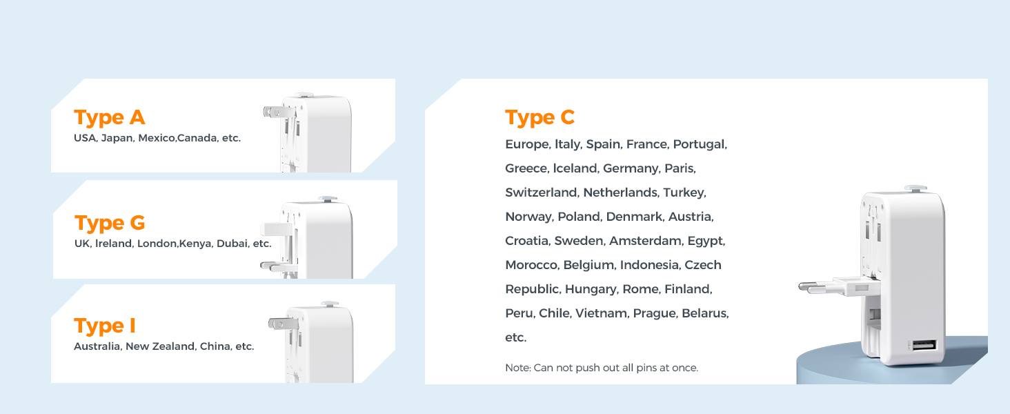 Travel Power Adapter