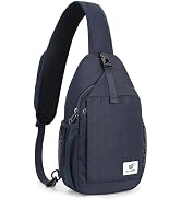 SKYSPER Sling Bag RFID Cross Body Bag Recycled Crossbody Backpack Travel Daypack
