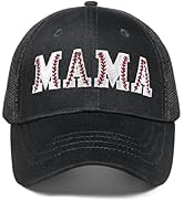 Mama Ponytail Trucker Hat Mothers Day Birthday Gifts for Mother Mom Mama Embroidered Adjustable W...