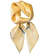 Rcrawica Women's Silk Feeling Square Scarf,27.5 * 27.5 Inches | Classic Polka Dot Satin Scarf for...