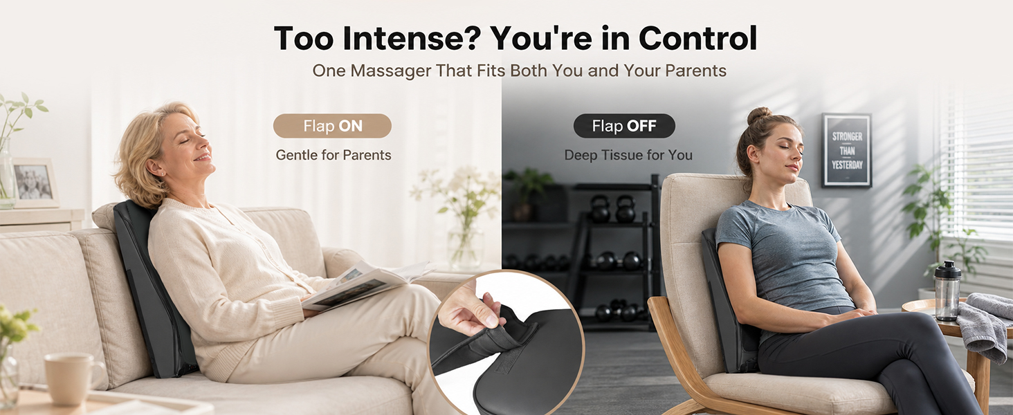 vibrating back massager deep tissue