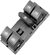 LCWRGS Master Power Window Switch Compatible with 05-2016 VW Jetta, 10-2014 Golf, 06-2008 Passat,...