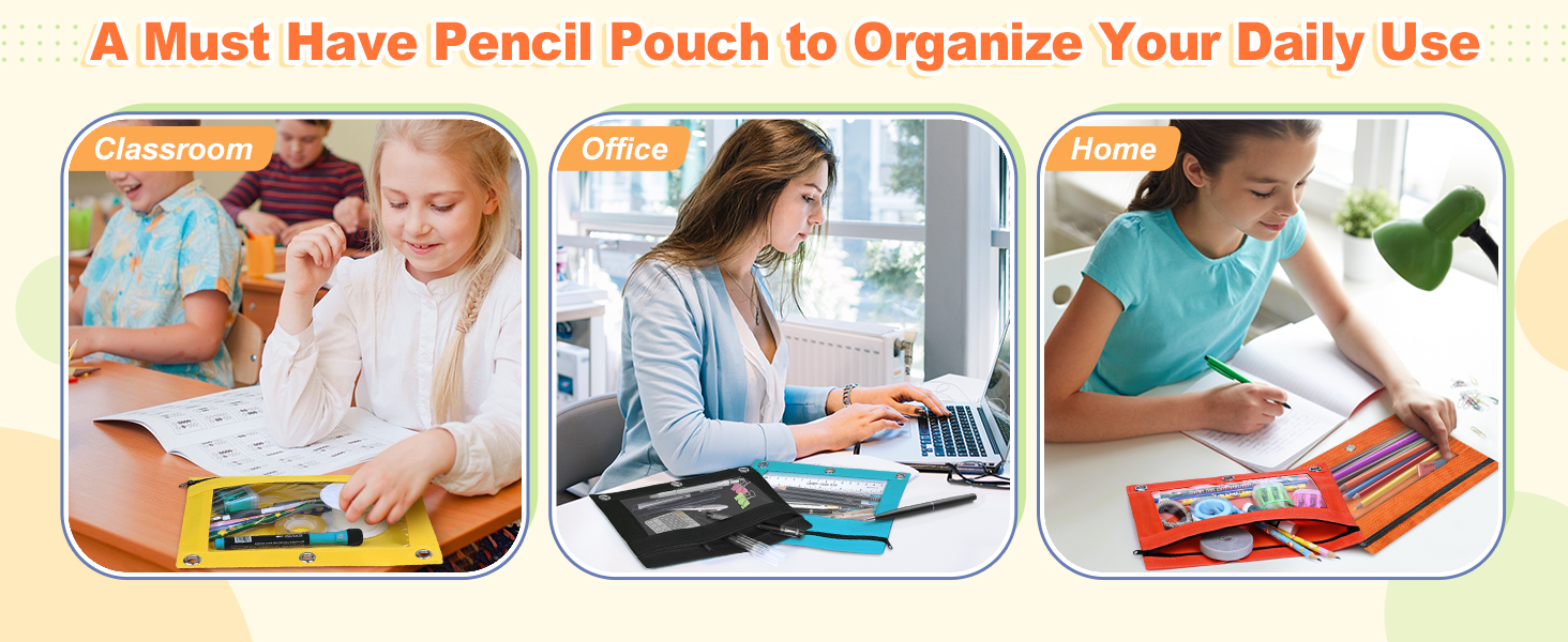 zipper pencil pouch