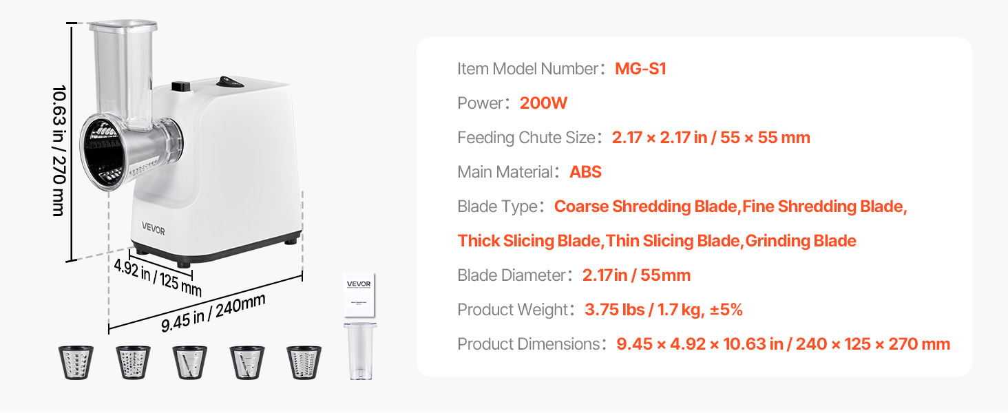 electric grater and slicer