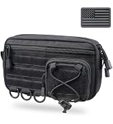 Molle Admin Pouch for Tactical Backpack, EDC Tool Pouch Organizer, Tactical Admin Pouch Molle, Be...