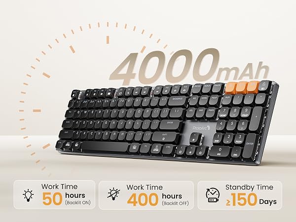 rechargeable mechanical keyboard