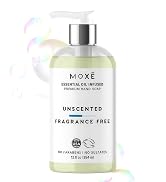 MOXE All Natural Hand Wash – Unscented Fragrance-Free– Gentle Formula, Organic & Plant-Based – Fo...