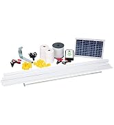 Hooyman Hot Zone Food Plot Electric Fence Solar Powered with Dual Perimeter Setup, 1/2 Acre Cover...