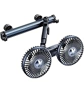 Adjustable Car Fan for Back Seat,Portable USB Fan with Extension Arm,360° Rotatable Backseat Cool...