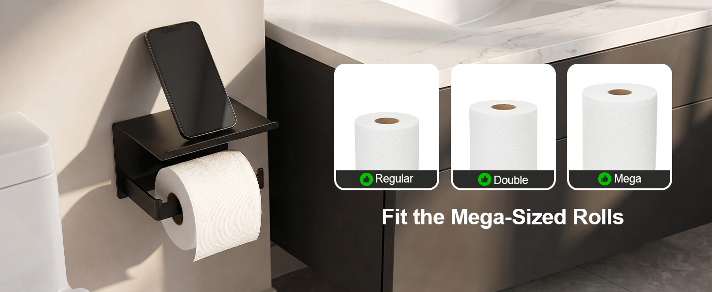 toilet paper holder wall mount