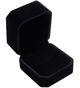 Wowagoga Ring Box - Velvet Ring Jewelry Storage Box Gift Box for Proposal, Wedding, Engagement, R...