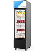 ROVSUN 6 Cu.Ft Commercial Beverage Refrigerator ETL NSF, Slim Merchandiser Refrigerator Display R...
