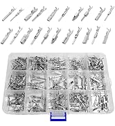 KAUEGOW 290PCS Car Electrical Wire Terminal Pins Connector, 1/1.5/1.8/2.2/2.8/3.5mm Male & Female...