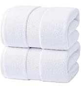 Infinitee Xclusives Jumbo Bath Sheets Towels for Adults – 600 GSM (35X70 Inches)– 100% Ring Spun ...