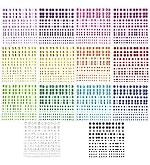 2310 PCS Self Adhesive Rhinestone Gem Stickers for Face Nail Body Makeup Festival,4 Size 14 Sheet...