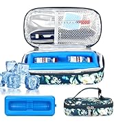 LengKe Insulin Cooler Travel Case – TSA Approved Diabetic Medication Vial Cooling Bag, Refrigerat...