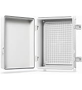 QILIPSU Outdoor Electrical Box, 14.6"x10.6"x5.9" Waterproof Junction Box IP67 Plastic Enclosure G...