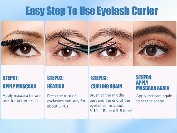 eyelash curlers heated