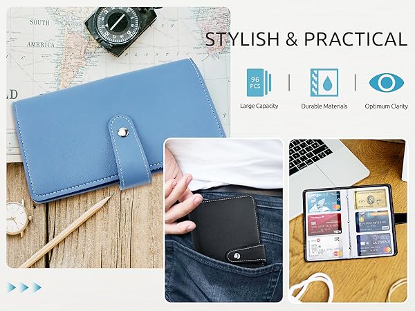 business card book