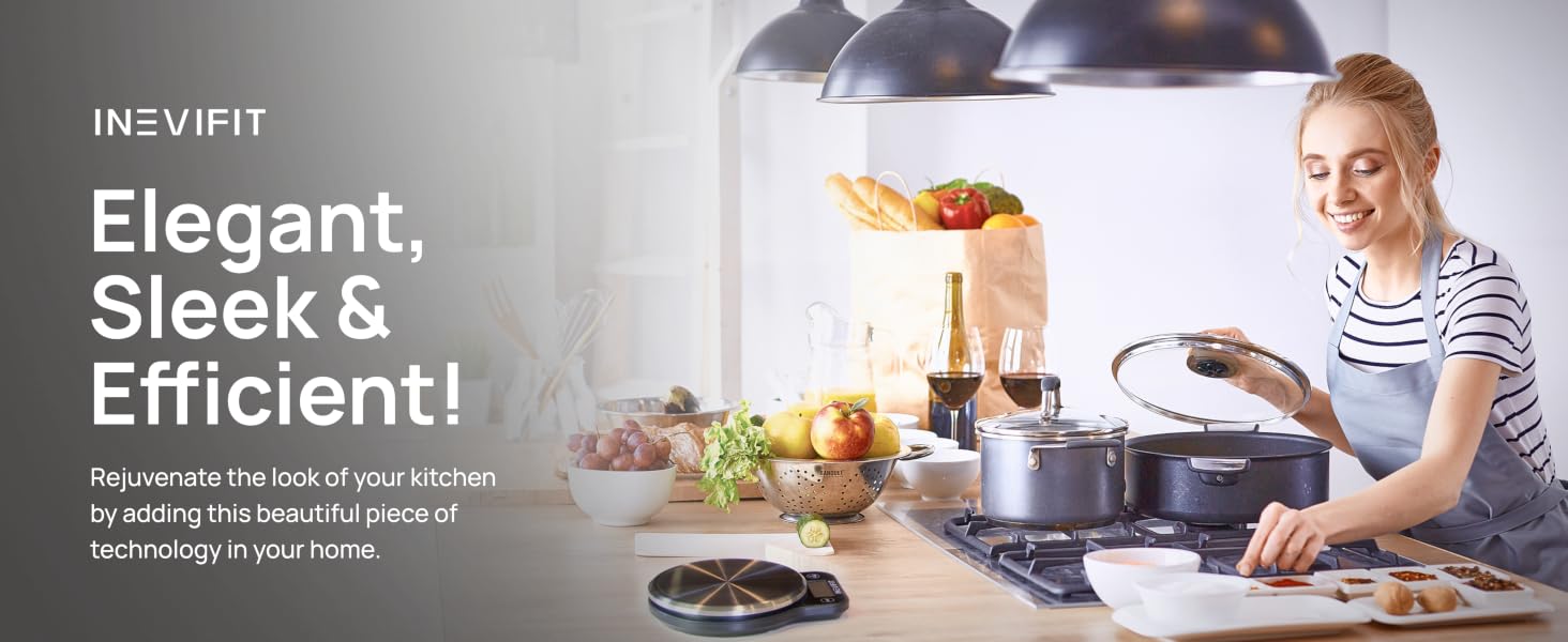 I-KS001 - INEVIFIT - Best Digital Kitchen Scale - Premium A+