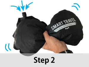 Inflate by squeezing repetitively