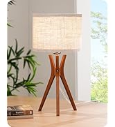 EDISHINE Mid Century Table Lamp, 17.5