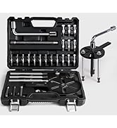 DISEN Bearing Puller, 35-Pack Bearing Puller Kit, 35-in-1 Bearing Separator Come with Wrench, Bli...