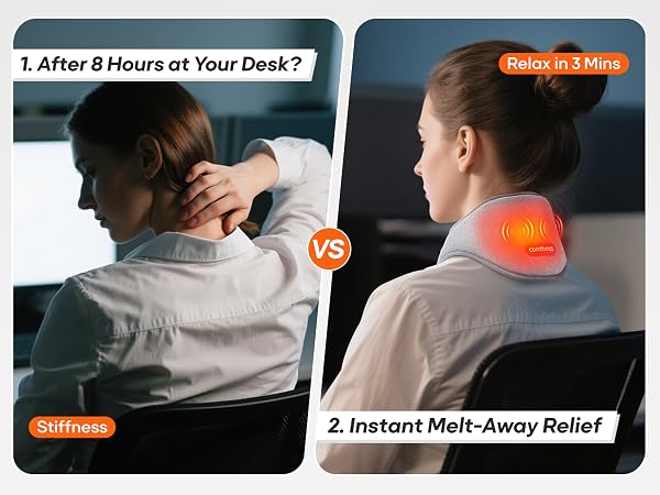 neck wrap with vibration massager