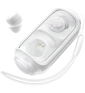 APZXTRK Mini Wireless Earbuds, Bluetooth 6.0 Half in-Ear Headphones with 360-Degree Rotating Caps...
