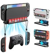 PlayVital Metal Wall Mount for Nintendo Switch 2 & Switch 1 & OLED, Black | Dock Wall Stand, with...