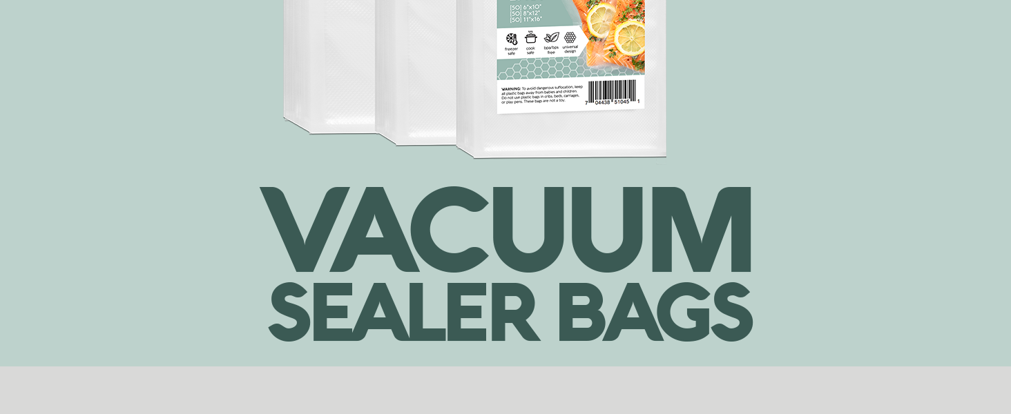 vacuum sealer bags for food seal vaccum bag rolls storage small freezer large sealing sealers