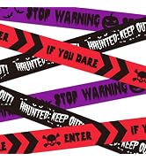 SWRT Halloween Decorations Caution Tape, 3 in x 90 Ft Halloween Party Decorations Indoor Outdoor,...