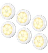AMIR Upgraded Motion Sensor Light, Cordless Battery-Powered LED Night Light, Stick-Anywhere Close...