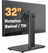 TAVR Furniture Single Monitor Stand VESA Mount for 13-32 Inch Screens (Black, Single monitor)