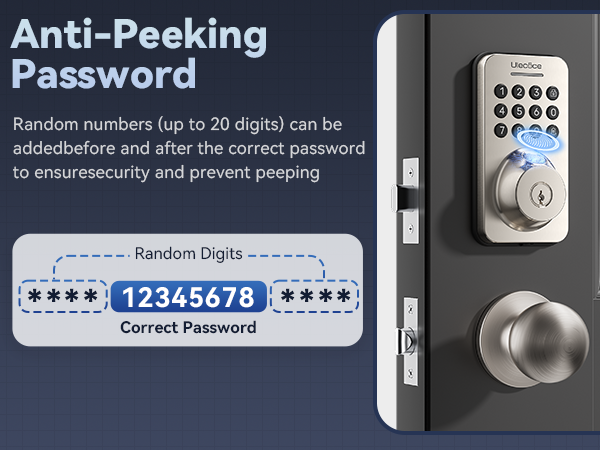 keyless entry door lock