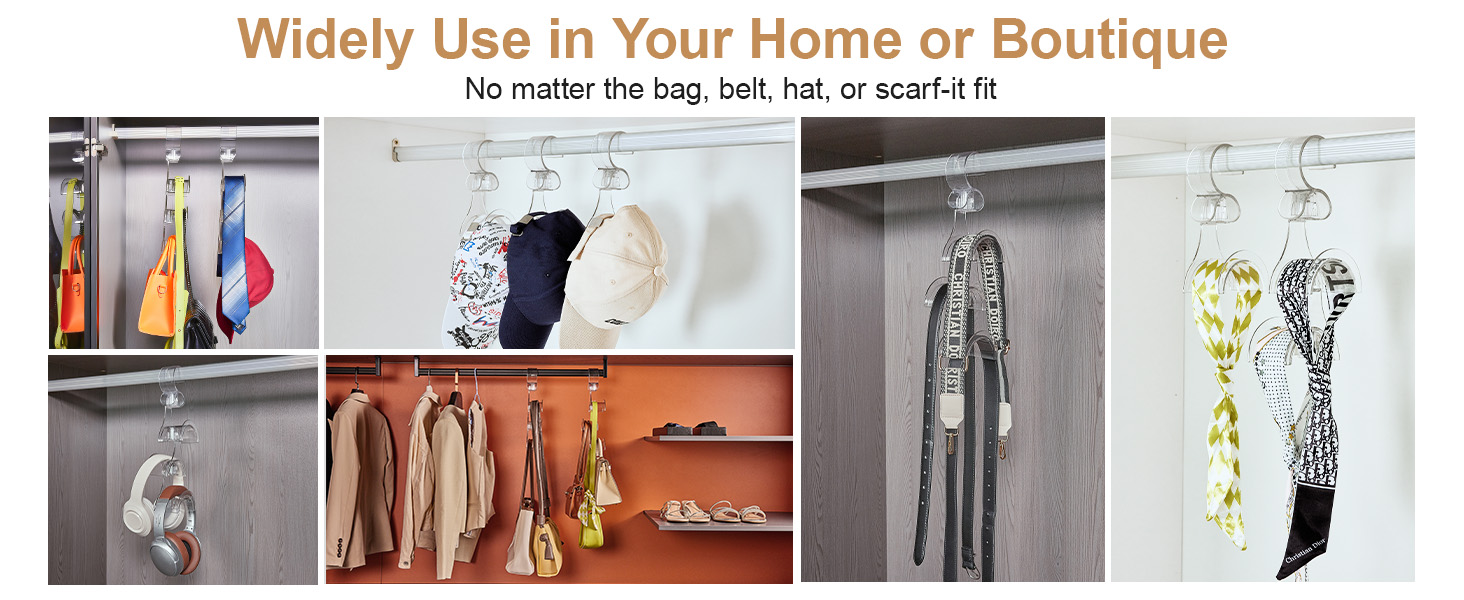 purse hooks for closet