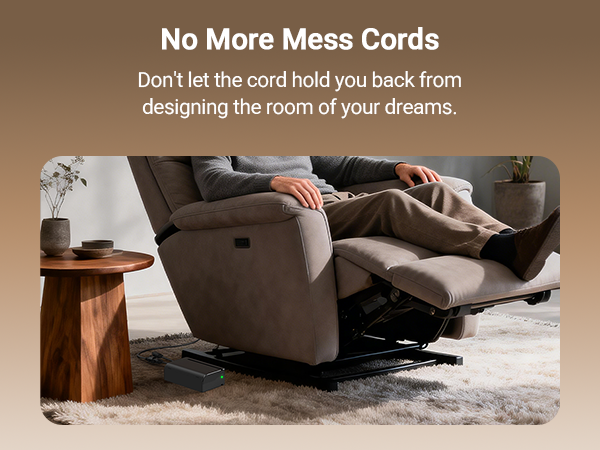 battery pack for reclining furniture