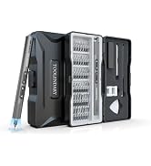 Mini Electric Screwdriver, 55-in-1 Magnetic Power Precision Screwdriver Sets with LED Lights, USB...