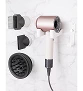 Dyson Hair Dryer Holder, Wall Mounted Aluminum Alloy Hair Dryer Wall Mount for Supersonic/Nural, ...