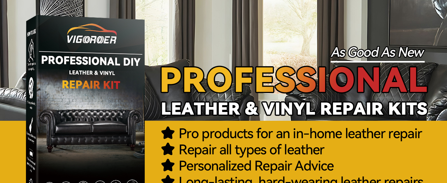 Black Leather Repair Kit